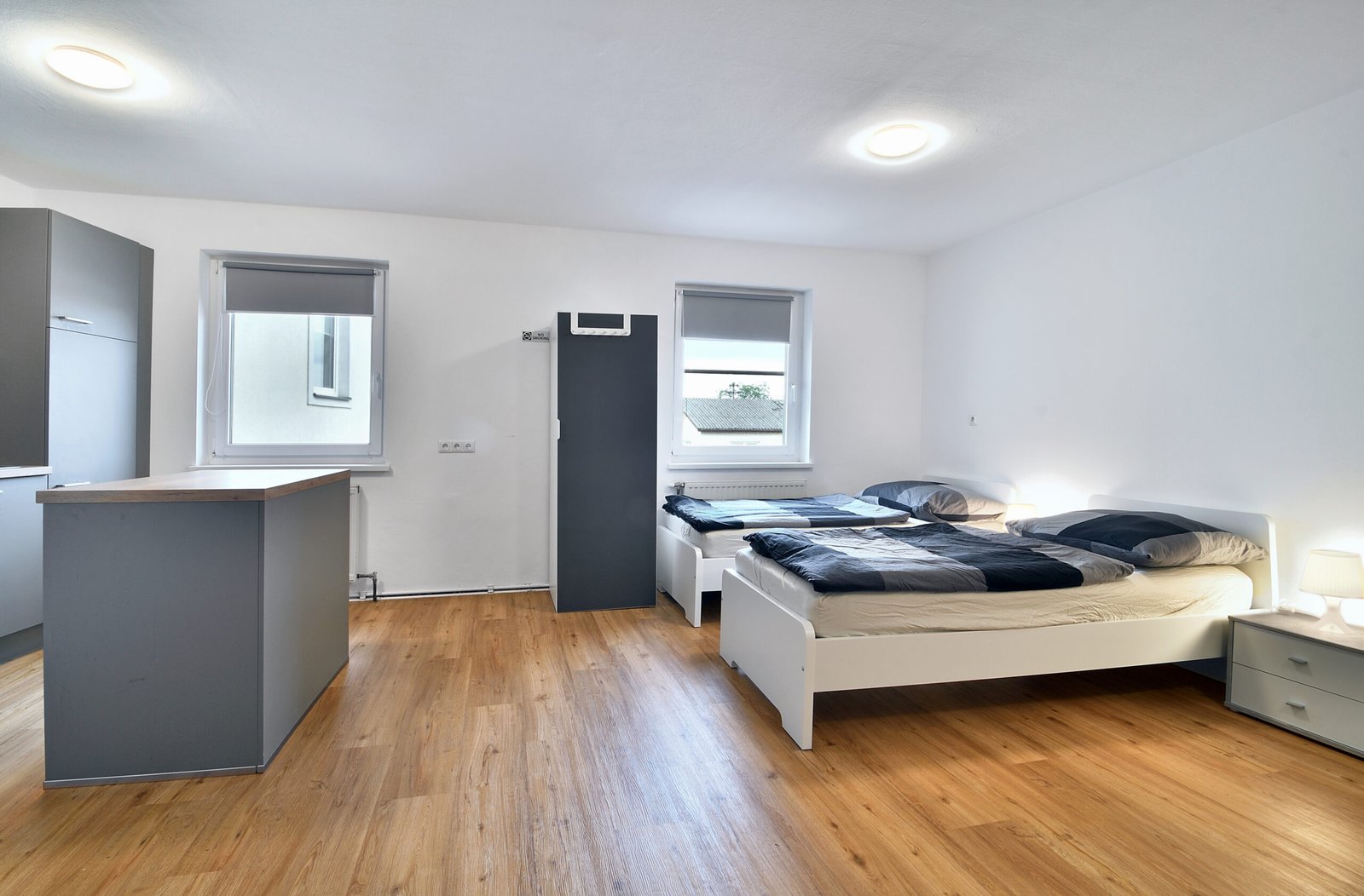 13 Haus 2 OG –  2 Zimmer Wohnung mit 4 Betten 1. Obergeschoss (4531 Neuhofen an der Krems)